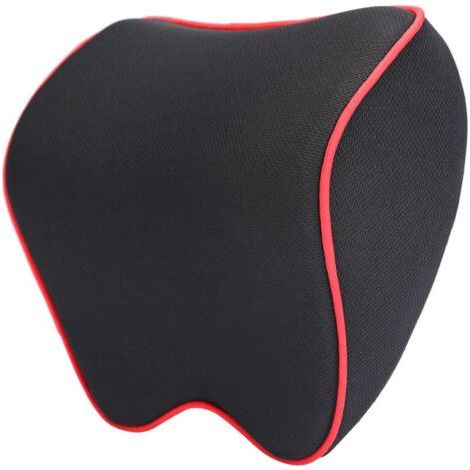 Voiture Oreillers de Cou, Coussin Appui-tête Repose-Tête Cervical pour la tête reposent Soutien de Cou Les Sièges de Conduite Passager Voyage, Noir (1/4)
