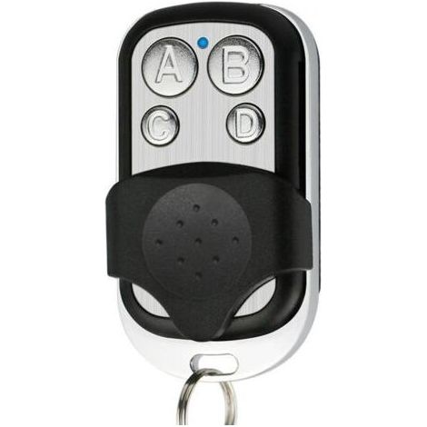 Télécommande universelle 433,92 MHz pour portail automatique – Capacité 4 codes – Batterie 12 V incluse – Programmable par auto-apprentissage (1/4)