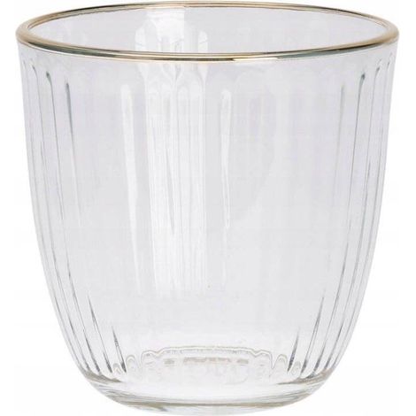 Vaso elegante michelin transparente 295 ml 9 cm alto (1/2)