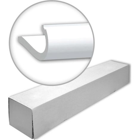 Profhome 150710-box 1 Karton SET mit 2 Eckleisten Deckenleisten Zeitloses Klassisches Design 4 m (1/5)
