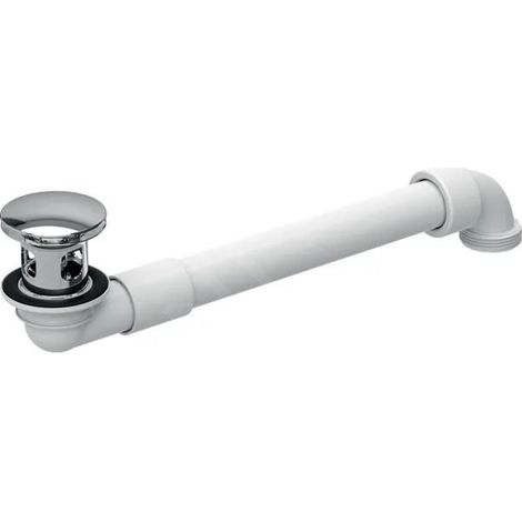 Raccord de lavabo compact avec commande par bouton-poussoir d32 (1/4)