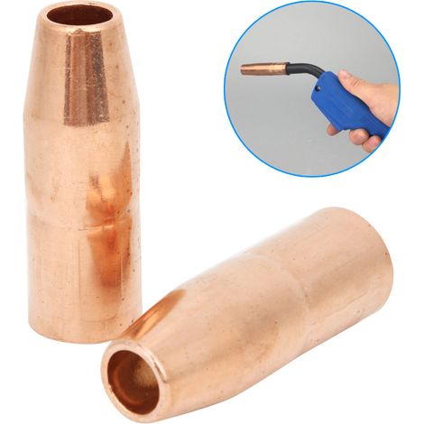 Lot de 2 buses de pistolet de soudage MIG 1/2 pouce 169724 pour pistolet MIG Miller M-25/M-40 Hobart (1/5)