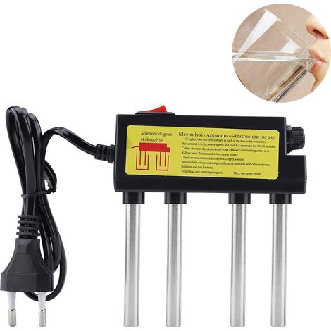 électrolyseur d'eau, testeur de qualité de l'eau, détecteur de qualité de l'eau, appareil portable de mesure des impuretés de l'eau par électrolyse (1/4)