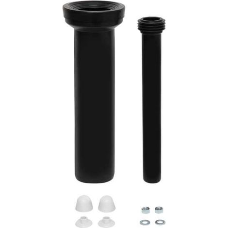 Wand-WC Anschlussgarnitur, WC Anschluss-Set - 90 mm x 400 mm lang 01.003.020