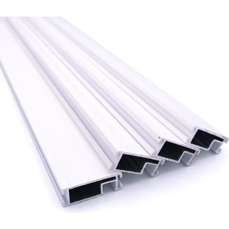 Profils Moustiquaire Cadre recoupable - Longueur 200 cm - Alu Blanc