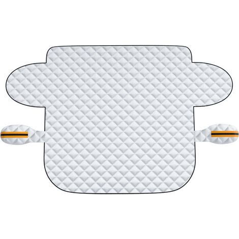 Funda para parabrisas de coche con bordes magnéticos, 9 capas más gruesas, protección invernal extragrande para coches.