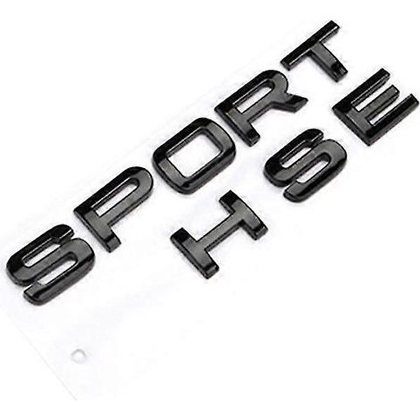 Logo Sport HSE noir brillant pour hayon de coffre Range Rover (1/5)