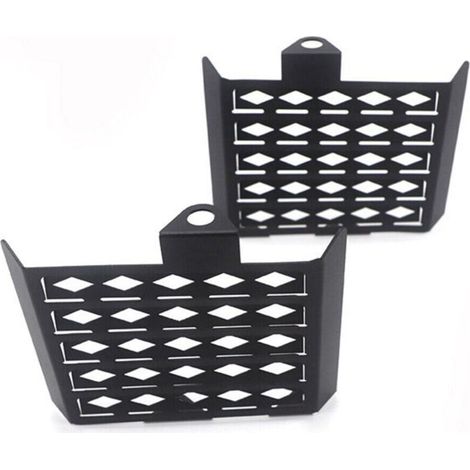 1 jeu. Couleur : Noir. Matériau : Métal. Grille de radiateur pour moto. (1/5)