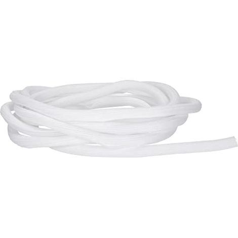 DELOCK TUYAU TRESSÉ À FERMETURE AUTOMATIQUE BLANC 5 M X 13 MM