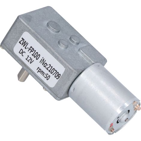 Réducteur à vis sans fin robuste et durable, résistant à l'usure, haute ténacité, moteur à engrenages à faible vitesse ZWL-FP-50rpm (1/5)