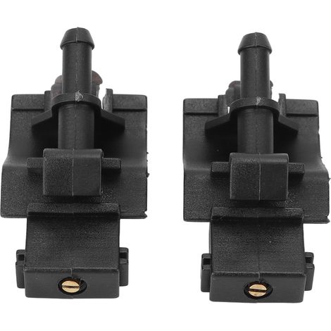 Lot de 2 buses de lave-glace avant 85381‑30110 ABS noir haute résistance pour réparation automobile (1/5)