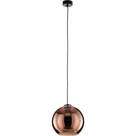 [GEBRAUCHT] B-Ware Nowodvorski Lighting Hängeleuchte Polaris Verspiegeltes Glas Kupfer Leuchte E27 (1/2)
