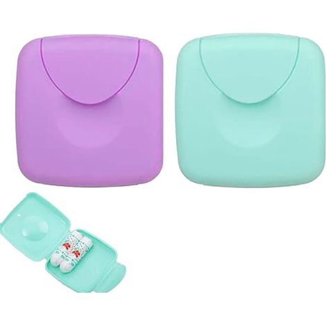 Boîte de rangement pour tampons - Pochette pour serviettes hygiéniques - Boîte à tampons - Usage quotidien - Convient aux produits d'hygiène féminine (1/5)