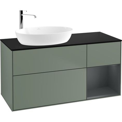 Villeroy & Boch F932HGGM Armoire sous lavabo Finion F93 (1/2)