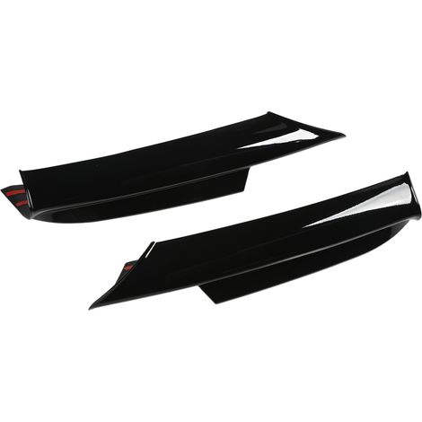 1 paire de spoilers de pare-chocs avant légers, résistants à l'usure et aux hautes températures, compatibles avec BMW Série 3 E90 E91 M-Tech 2005-2008 (1/5)