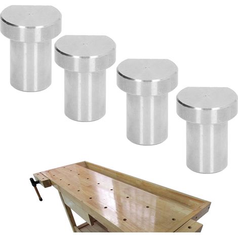 Bloc de limitation en acier inoxydable Φ19 mm pour plateaux de table en bois (1/5)