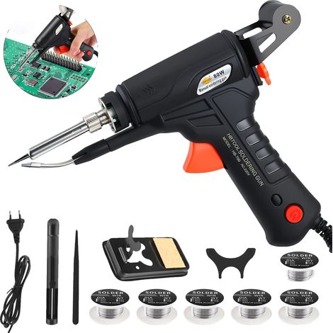 Ensemble d'outils de soudage, design ergonomique, technologie de chauffage rapide, NOIR (1/2)