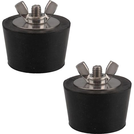 2 Pcs Bouchon Hivernage Piscine Bouchon D'Hivernage Caoutchouc 38 mm  Hivernage Piscine pour Tuyaux de Vidange de Piscine en Hiver (1/5)