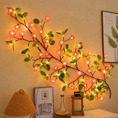 Guirlande LED Liane Feuilles d'Érable Blanc Chaud 72 LED USB 8 Modes Télécommande 350 × 3 × 1 cm 500 g – Livraison gratuite (1/5)