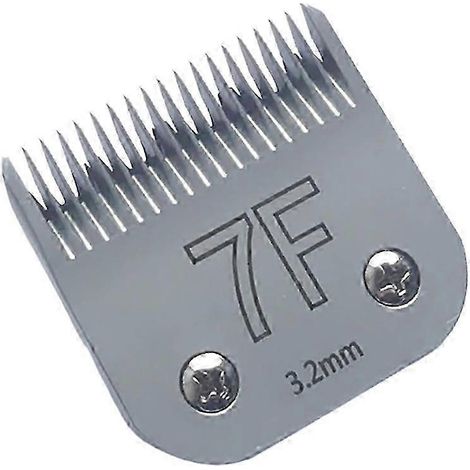 Lot de lames de rechange amovibles en céramique 7F 40, compatibles avec la plupart des tondeuses électriques pour le toilettage des animaux de compagnie des séries Andis, Oster A5 et Wahl KM10. (1/5)
