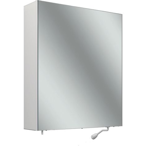 Armario con espejo Schneider CARE, 595x680mm, bisagra de puerta a (1/3)