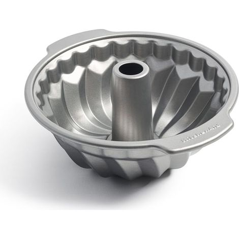 Tortiera per Kouglof KitchenAid Grigia 24 cm Antiaderente (1/3)