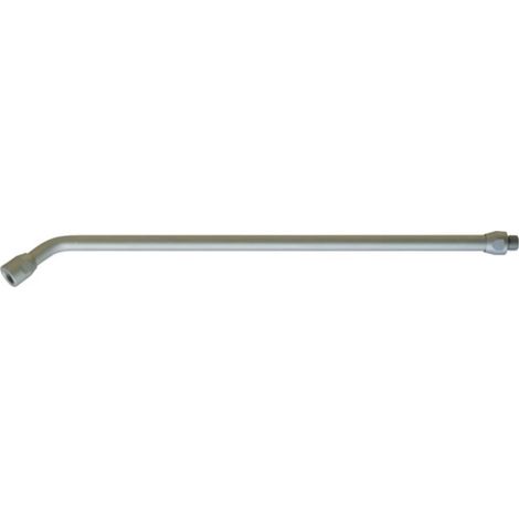 Rallonge de soufflettes aluminium courbée L. 450 mm (1/2)