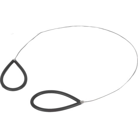 Lot de 4 coupe-argile en acier inoxydable flexible, outils de coupe sûrs pour poterie, avec poignée noire, pour artistes céramistes, fil de découpe robuste (1/5)