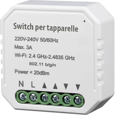 1PZ RELE' ELETTRONICO PER TAPPARELLE carico max 150W