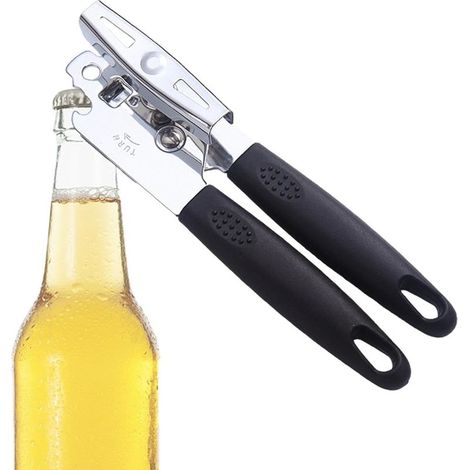 Ouvre-Bote Outil De Cuisine Robuste En Acier Inoxydable Plein (1/5)