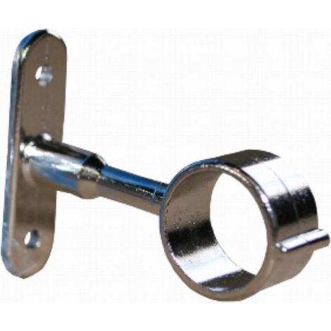 FPLUS soporte central 16 cromado , Soporte barra central 16 mm cromado