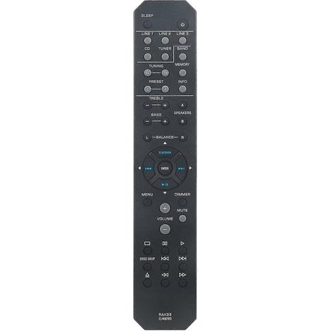 RAX33 Mando a distancia de repuesto para receptor estéreo Yamaha R-S202 R-S202BL R-S202D RS202 RS202BL RS202D () (1/5)