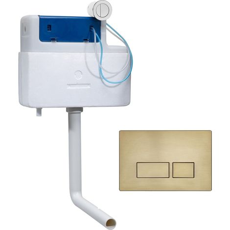 Roper Rhodes Torrent Concealed Dual Flush BTW + TR9036 Square Plate Brass Finish (1/5)