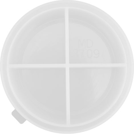Moule en Silicone pour Plateau Rond, Bac à Gouttes et Boîte de Rangement de Table DIY (1/5)