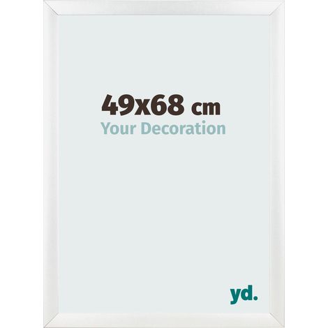 yd. - Cadre photo 49x68 - Blanc Brillant - MDF - Pisa (1/5)