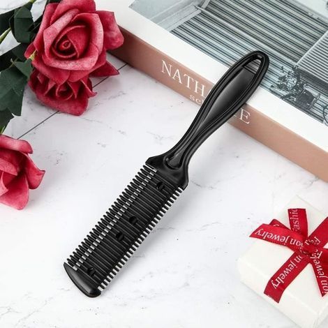 Peigne de rasoir Double face - 10 lames en acier - Pour adultes - Mixte (1/4)