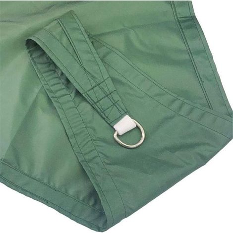 Voile D'ombrage Rectangulaire 2.5x2.5m Imperméable PES Toile Ombrage 98% UV Protection pour Jardin Terrasse Balcon Piscine Fête Extérieur, Vert Foncé (1/5)