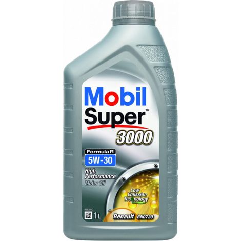 12x Huile Super 3000 Formula R 5W30 1 Litre -bidon-