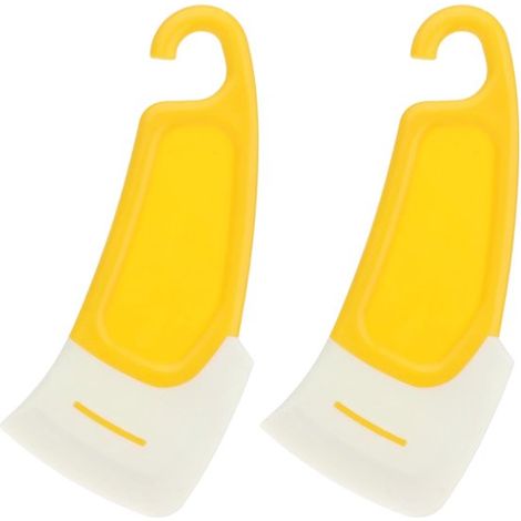 Spatola piatta in acciaio inox, set da 2 spatole piatte, attrezzi per pareti, cartongesso, spatola lisciante, lame flessibili per intonacatura (1/5)