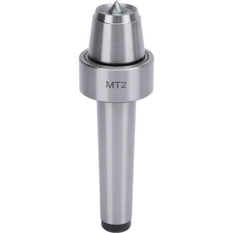 Beyamis Contre-pointe tournante MT2 en acier inoxydable pour le travail du bois et des métaux (1/5)