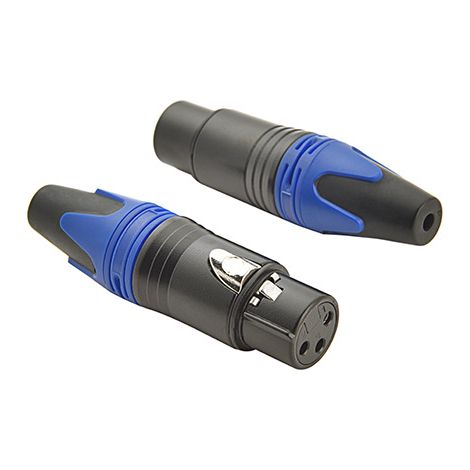 Symmetrischer 3-poliger XLR-Mikrofonanschluss für Mikrofone und Audiogeräte. (1/5)
