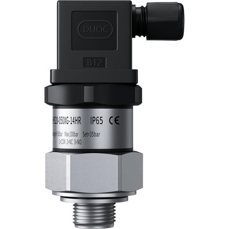 1 Pressostat Mécanique Réglable 0-16 Bar, Acier Inoxydable 304, Diaphragme Pour Huile Eau Air (1/3)