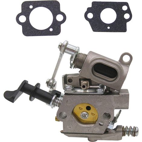 Pièces détachées pour tondeuse à gazon et tronçonneuse : carburateur compatible avec Husqvarna T435 (réf. 522007601)  référence 578936901 (1/3)