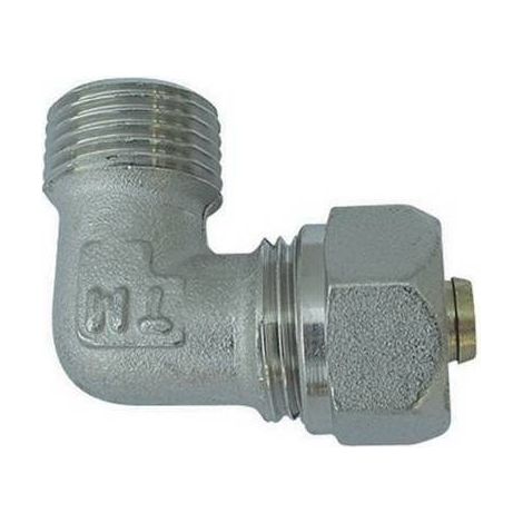 RACCORDO CURVO MASCHIO TIEMME PER MULTISTRATO 1" x 32