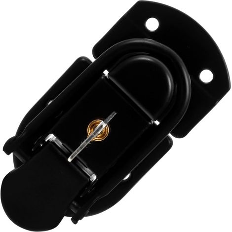 Loquet de Boîte en Fer Noir, Style Vintage, pour Boîte à Bijoux  Design Pratique et Simple D’usage, Finition Noire, Adapté aux Coffrets en Bois, Lot de 1 (1/5)