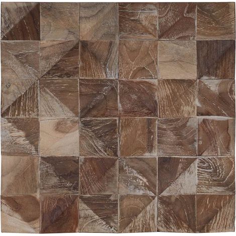Panneaux muraux 11 pc Blanchi 30 x 30 x 1,7 cm vidaXL (1/5)