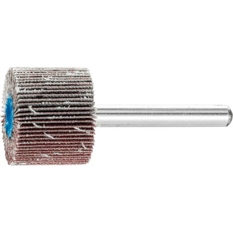 PFERD TOOLS Korund Fächerschleifer F Ø 25x20mm Schaft-Ø 6 mm A180 für Feinschliff und Finish 10 Stk (1/4)