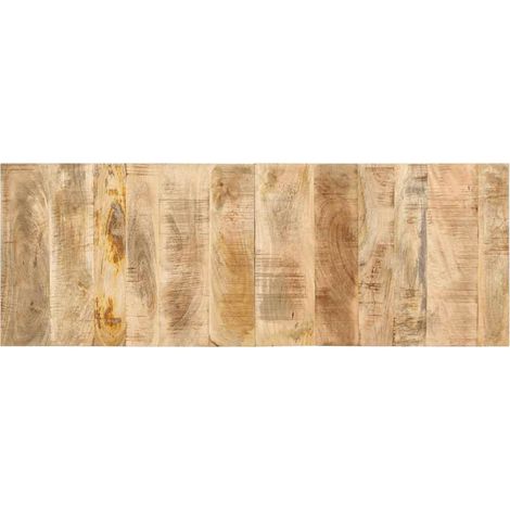 vidaXL Tête de lit 140 cm bois de manguier brut massif