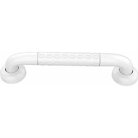 Barre d'appui de douche, 30 cm, blanc, antidérapante (1/5)