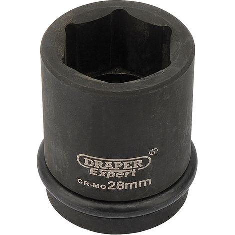 Draper 28mm Impact Socket for 3/4-Inch Drive – HI-TORQ® Metric Impact Socket, Model 93241 (1/5)
